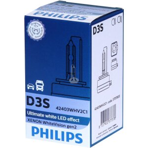 PHILIPS D3S 42403WHV2  WhiteVision gen2 Xenon Bulb Single