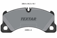 TEXTAR 2455301 Bremsbelagsatz Scheibenbremse Bremsklötze Bremsbeläge