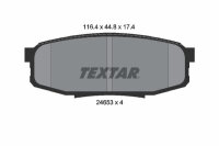 TEXTAR 2465301 Bremsbelagsatz Scheibenbremse Bremsklötze Bremsbeläge