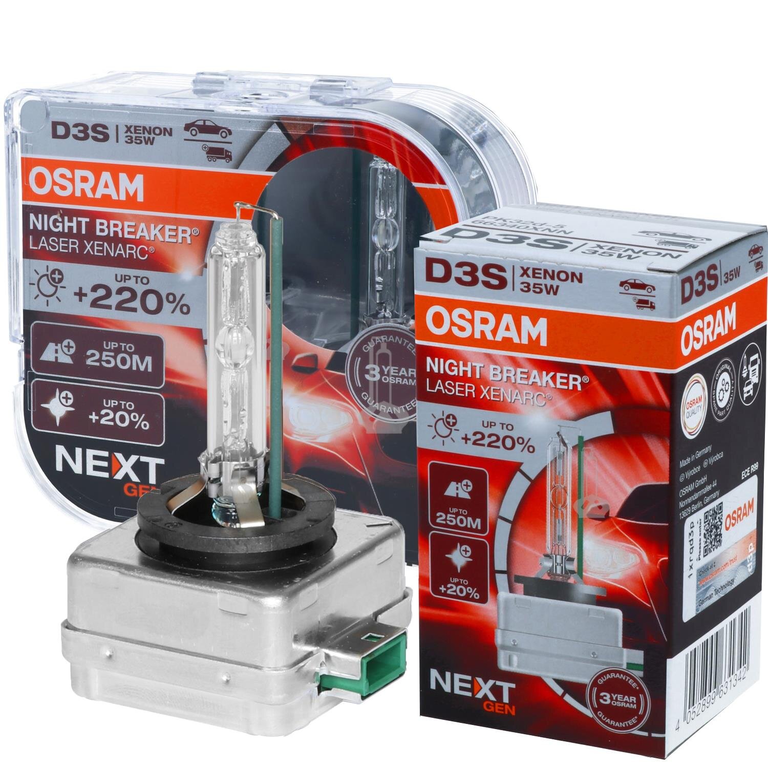 OSRAM D3S 66340XNN NIGHT BREAKER LASER NEXT GEN Xenarc bis zu 220 % m,  74,45 €