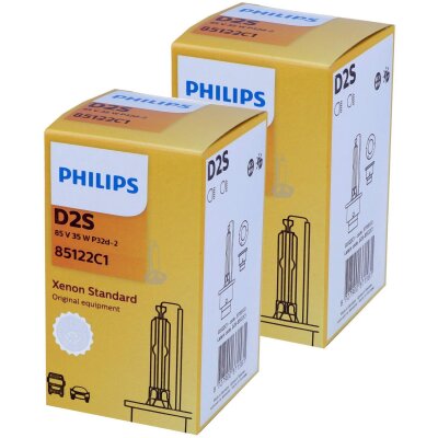 PHILIPS D2S 85122C1 Standard Xenon Brenner Duo-Pack