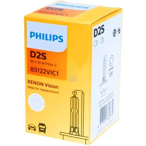 PHILIPS D2S 85122VI XenStart Vision Xenon Brenner Duo-Pack