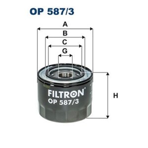 FILTRON OP 587/3 Ölfilter für LUFT MITSUBISHI