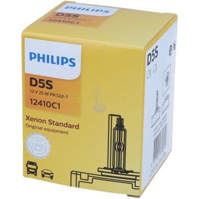PHILIPS D5S 12410C1 XenStart Standard Xenon Bulb