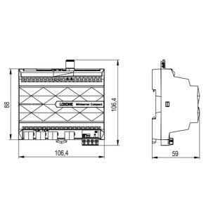 LOXONE Miniserver Compact Hausautomation Steuereinheit Gebäudeautomation 100512