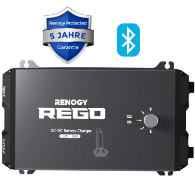 RENOGY 12V 60A Ladebooster Ladewandler DC - DC Batterie Ladegerät REGO mit Bluetooth