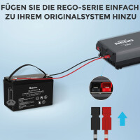 RENOGY REGO 300cm 16mm² Batterie Kabelsatz für Solarladeregler