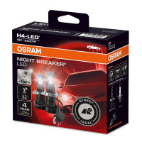 OSRAM NIGHT BREAKER H4-LED Bis zu 230% mehr Helligkeit