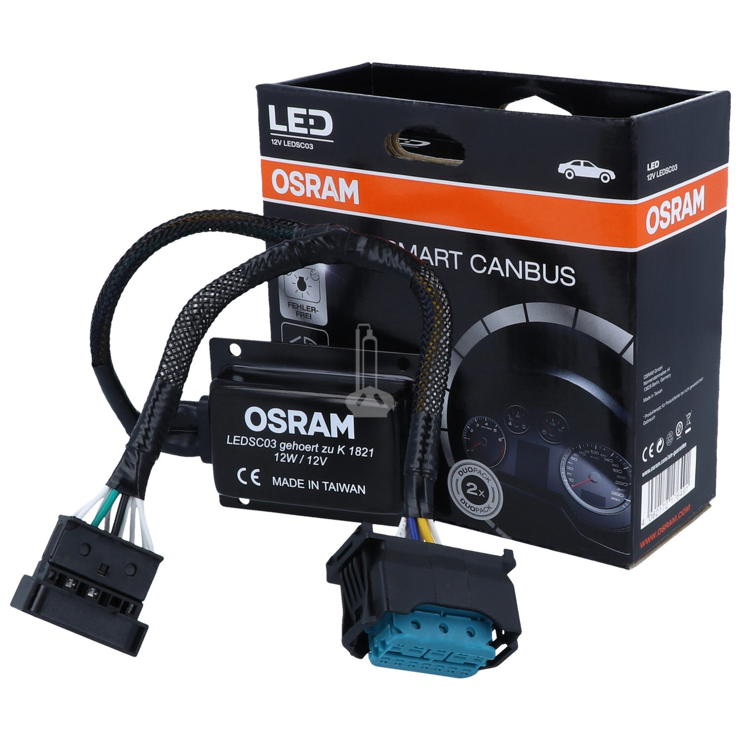 OSRAM Night Breaker H7 LED Nachrüstlampen + Canbus Adapter für VW Golf 6 E8  4816