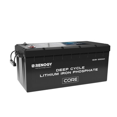 RENOGY 12V 200Ah LiFePo4 Deep Cycle 5000 Zyklen. Lithium Batterie Smart BMS Akku