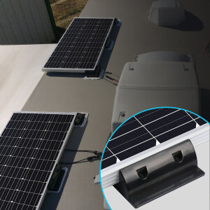 RENOGY Solarmodul Halterung Kabelführung ABS Spoiler Befesttigung Wohnmobil Wohnwagen Camping Boot