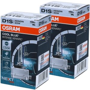 OSRAM D1S 66140CBN Xenarc COOL BLUE Intense (NEXT GEN) Xenon Brenner Duo-Box B-Ware