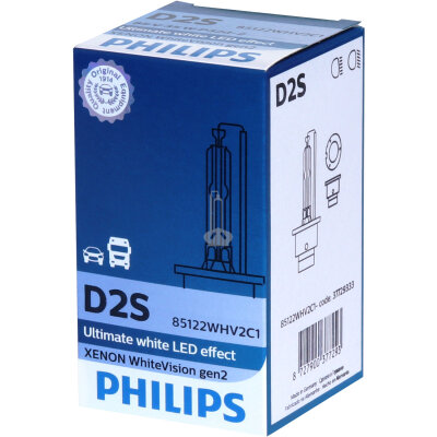PHILIPS D2S 85122WHV2 WhiteVision gen2 Xenon Brenner Single B-Ware