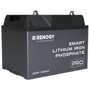 RENOGY PRO LiFePO4 100Ah 12V Batterie mit...