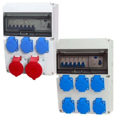 XENES Notstrom-BOX 3PH für PV Wechselrichter mit LS+FI