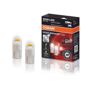 OSRAM NIGHT BREAKER LED W5W  Sehr helles weißes Licht einfacher Anschluss