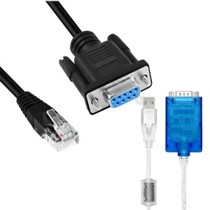 PYLONTECH Adapterkabel  Firmwareupdate RS232 to RJ45 / RJ11 / USB PC-Communication Cable f&uuml;r US2000C / 3000C / Force L1 / L2