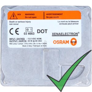OSRAM XENON D1S XENAELECTRON 35 XT5-D1/12V UNI Xenon Scheinwerfer Steuergerät