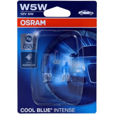 Osram Cool Blue Intense W5W Standlicht Lampen Super White C8 Xenon Look
