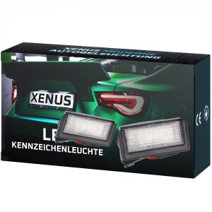 LED Kennzeichenbeleuchtung f&uuml;r Mercedes ML W164 X164 Nummernschildbeleuchtung Umr&uuml;st-Satz