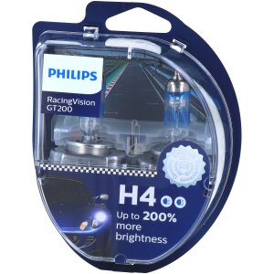 PHILIPS RacingVision GT200 - bis zu 200 % helleres Licht H7
