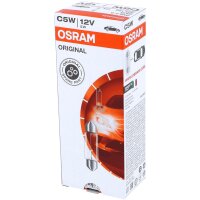 10x OSRAM Original Line - Originalersatzteile Halogen Signal und Innenraum Beleuchtung Lampen C5W