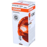 10x OSRAM Original Line - Originalersatzteile Halogen Signal und Innenraum Beleuchtung Lampen PY21W