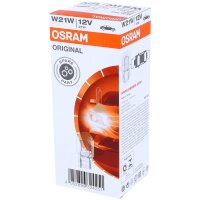 10x OSRAM Original Line - Originalersatzteile Halogen Signal und Innenraum Beleuchtung Lampen W21W