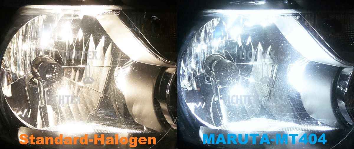 Lampe Motorrad H7 55 W MTEC Maruta Super White - Weiß rein