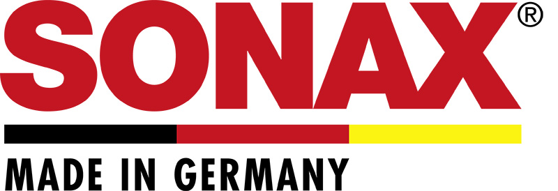 Logo in Rot mit dem Vermerk "Made in Germany"
